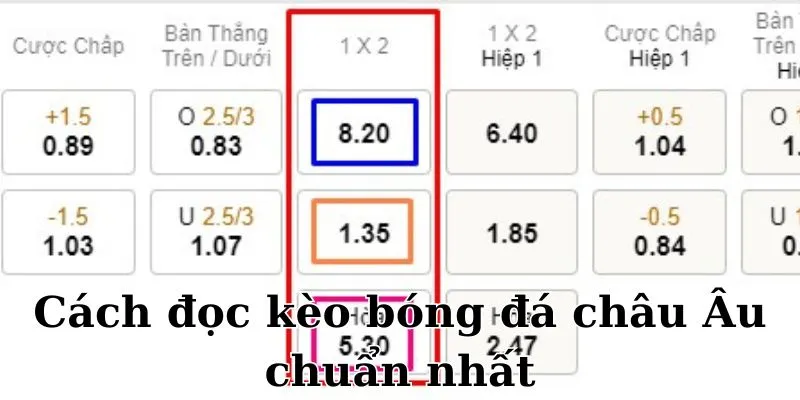 Hướng dẫn cách đọc kèo bóng đá châu Âu chi tiết và cụ thể cho bạn