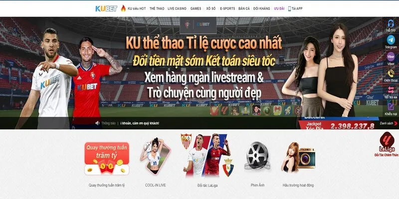 Nhiều lý do để bạn tham gia trải nghiệm Kubet